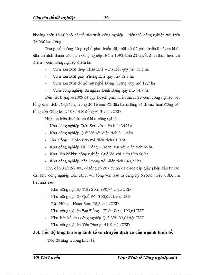image for page Giải quyết việc làm và tăng thu nhập cho những người nông dân bị thu hồi đất ở tỉnh Bắc Ninh trong quá trình công nghiệp hóa và đô thị hóa