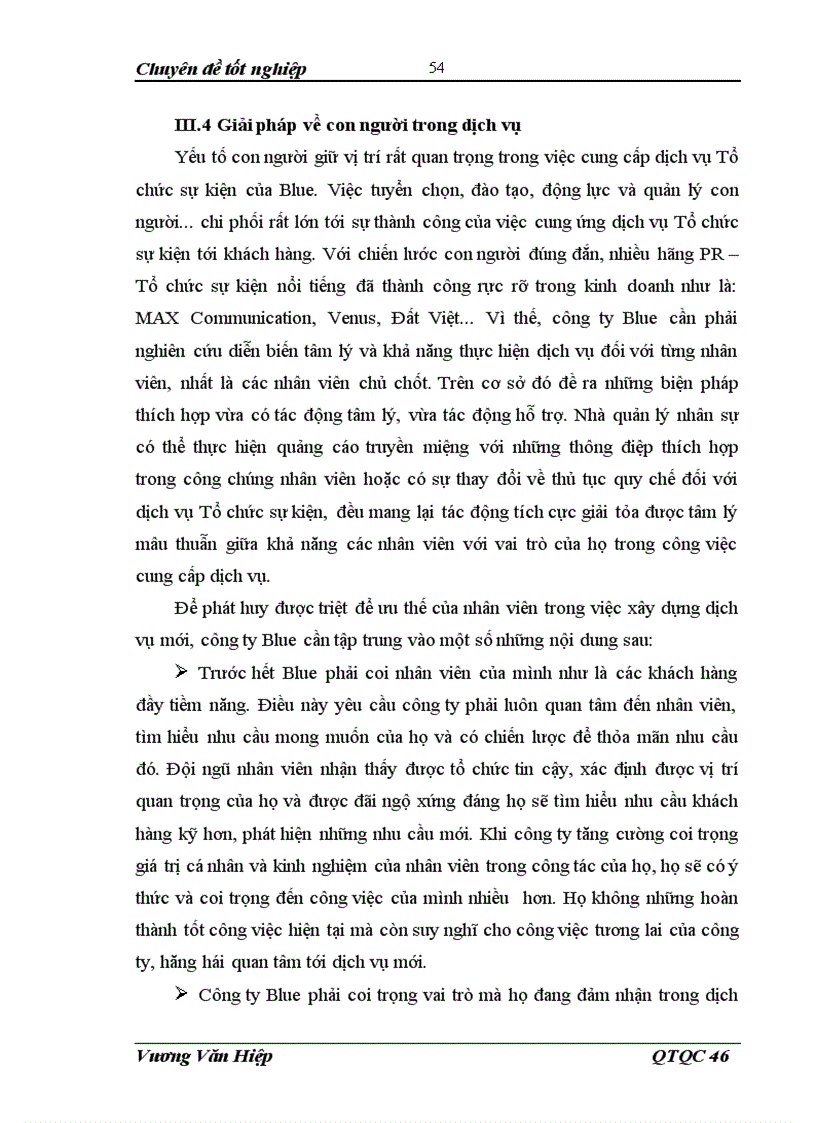 image for page Một số giải pháp nâng cao hiệu quả cung ứng dịch vụ tổ chức sự kiện của công ty cổ phần Màu Xanh Blue JSC