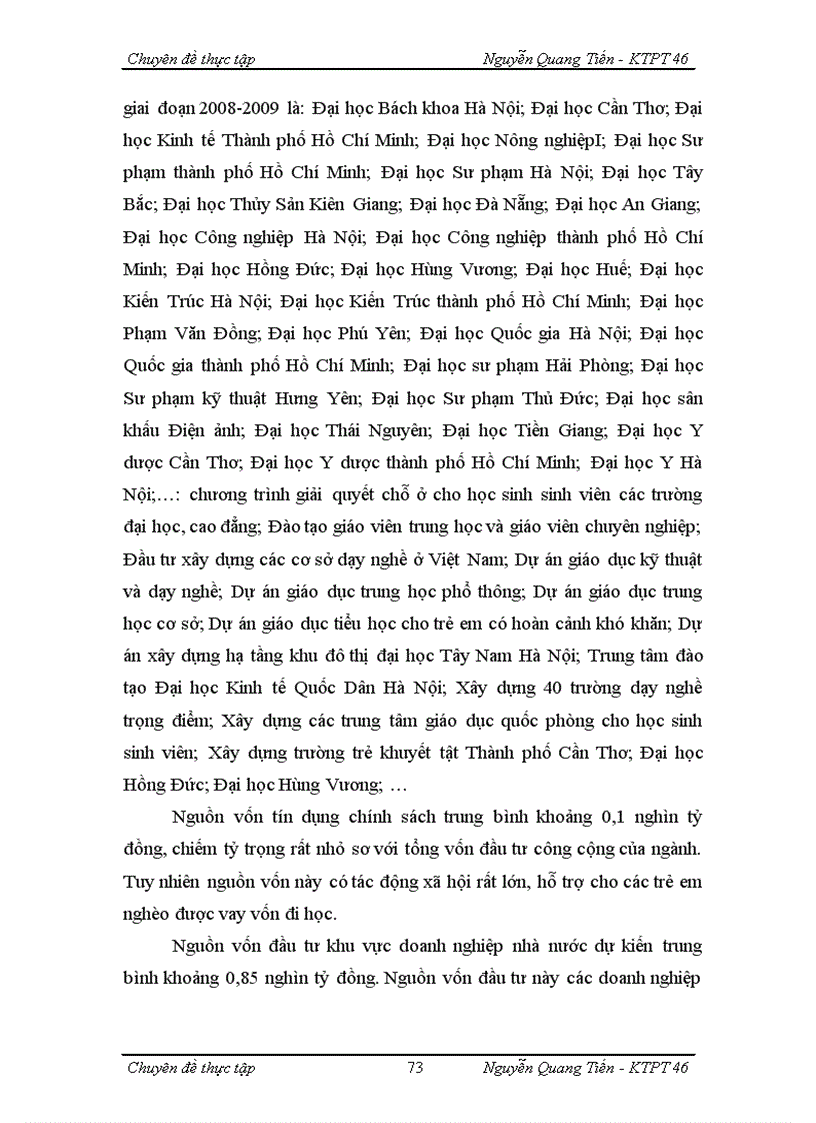 image for page Quy trình Xây dựng và Nội dung Kế hoạch chi tiêu trung hạn ngành Giáo dục và Đào tạo giai đoạn 2007 2009 1