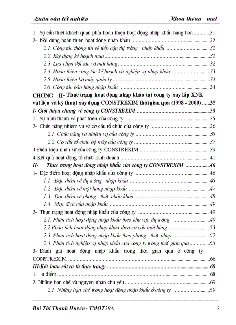image for page Biện pháp chủ yếu nhằm hoàn thiện hoạt động nhập khẩu ở công ty xây lắp xuất nhập khẩu vật liệu và kỹ thuật xây dựng CONSTREXIM