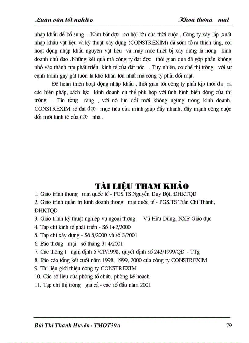 image for page Biện pháp chủ yếu nhằm hoàn thiện hoạt động nhập khẩu ở công ty xây lắp xuất nhập khẩu vật liệu và kỹ thuật xây dựng CONSTREXIM