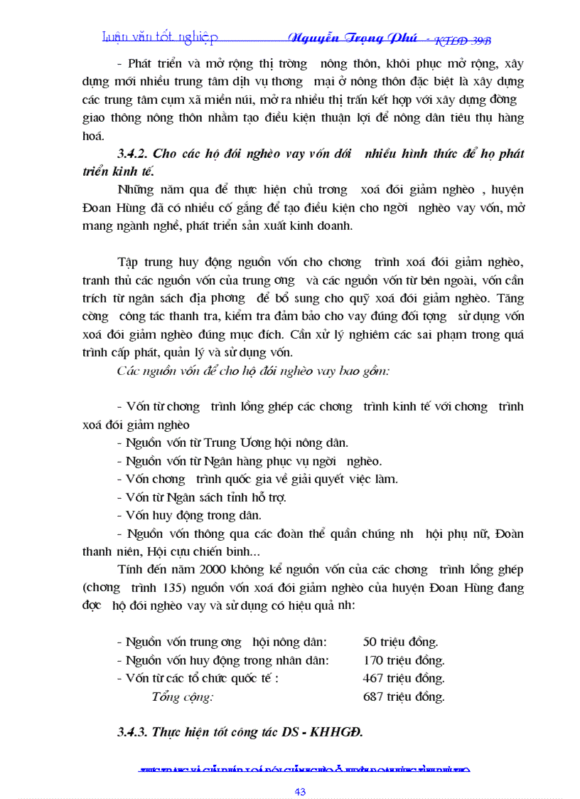 image for page Thực trạng và giải pháp xoá đói giảm nghèo ở huyện Đoan Hùng tỉnh Phú Thọ