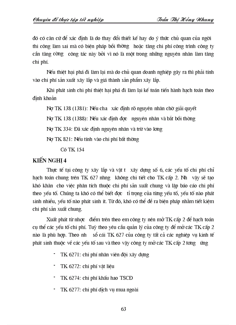 image for page Tổ chức kế toán tập hợp chi phí sản xuất và tính giá thành sản phẩm tại Công ty Xây lắp và Vật tư xây dụng số 6