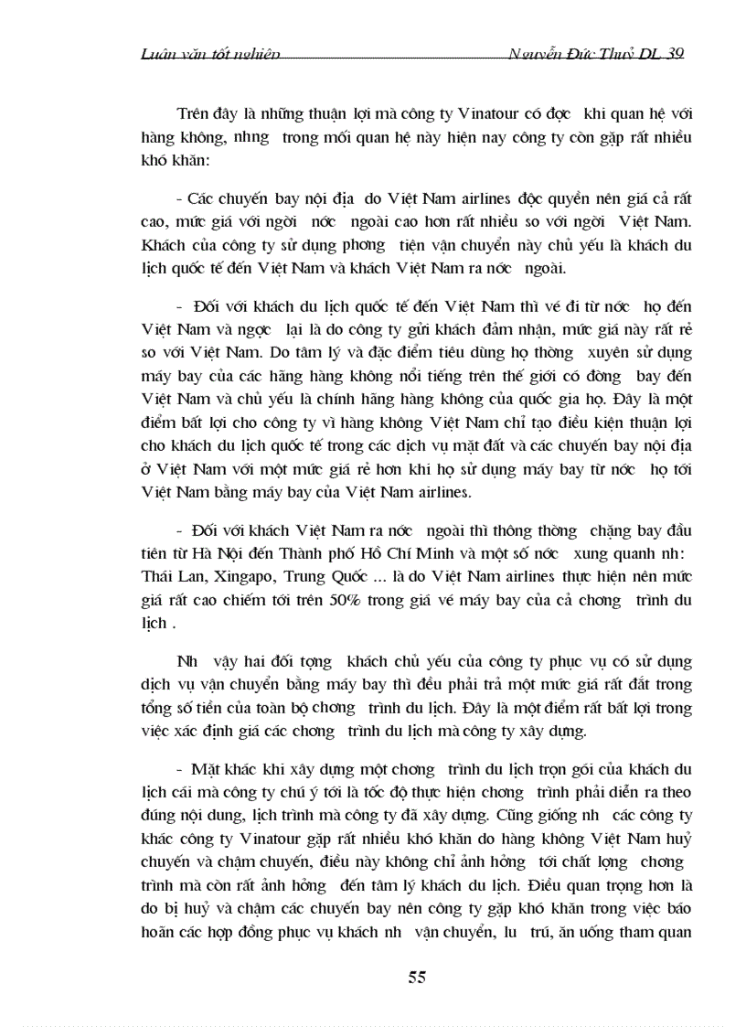 image for page Quan hệ với các nhà cung cấp ở Hà Nội của công ty điều hành hướng dẫn du lịch Vinatour thực trạng và giải pháp