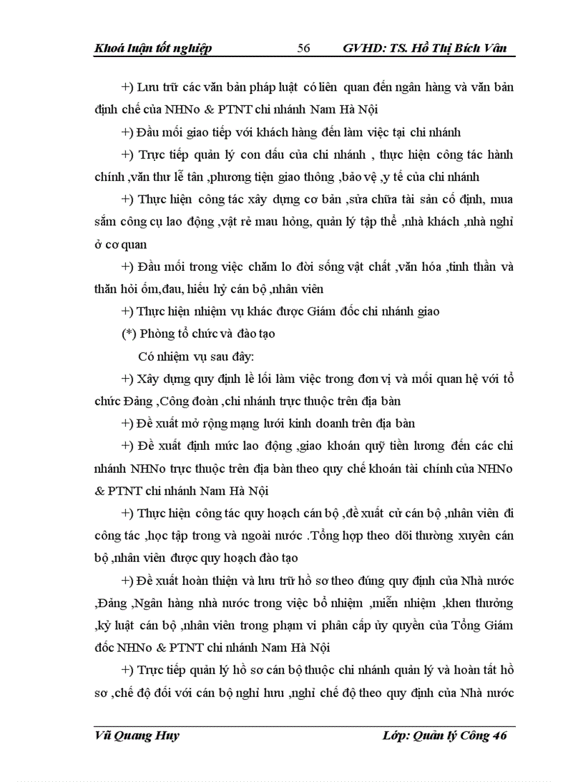 image for page Một số vấn đề hoàn thiện cơ cấu tổ chức quản lý của Ngân hàng nông nghiệp và phát triển nông thôn Chi nhánh Nam Hà Nội