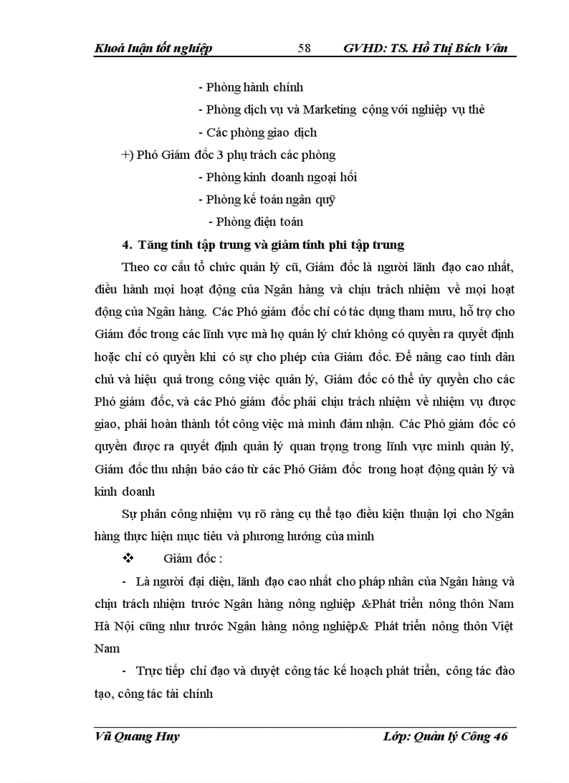 image for page Một số vấn đề hoàn thiện cơ cấu tổ chức quản lý của Ngân hàng nông nghiệp và phát triển nông thôn Chi nhánh Nam Hà Nội