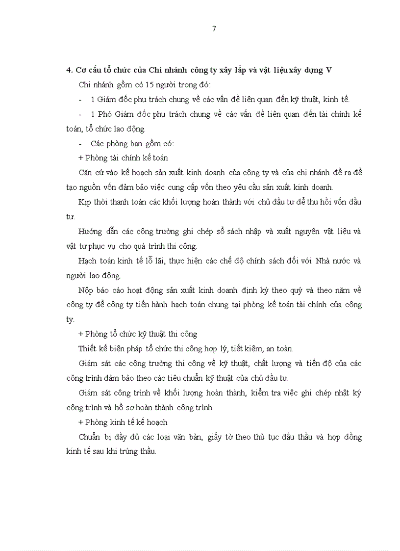 Thực trạng và giải pháp thúc đẩy hoạt động sản xuất kinh doanh tại Chi nhánh công ty xây lắp và vật liệu xây dựng V Hà Nội
