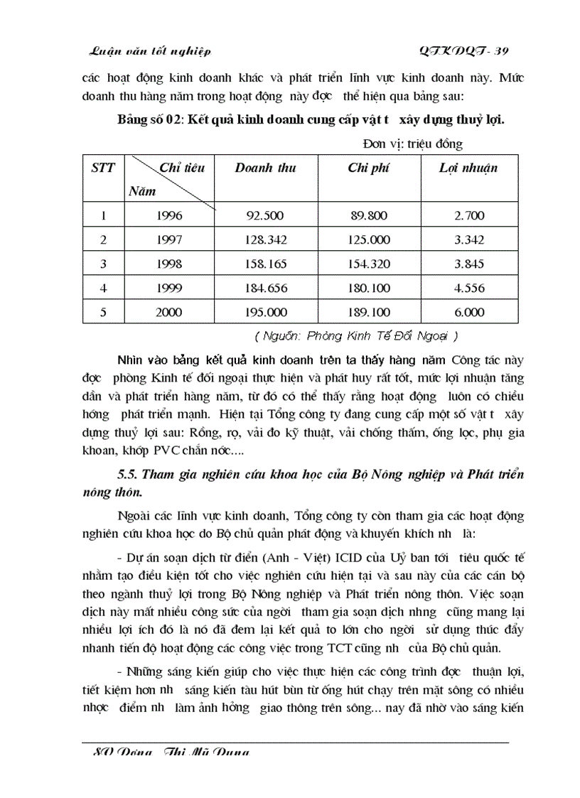 image for page Một số giải pháp nhằm tăng khả năng thắng thầu xây dựng quốc tế ở Tổng công ty Xây dựng Thuỷ lợi I