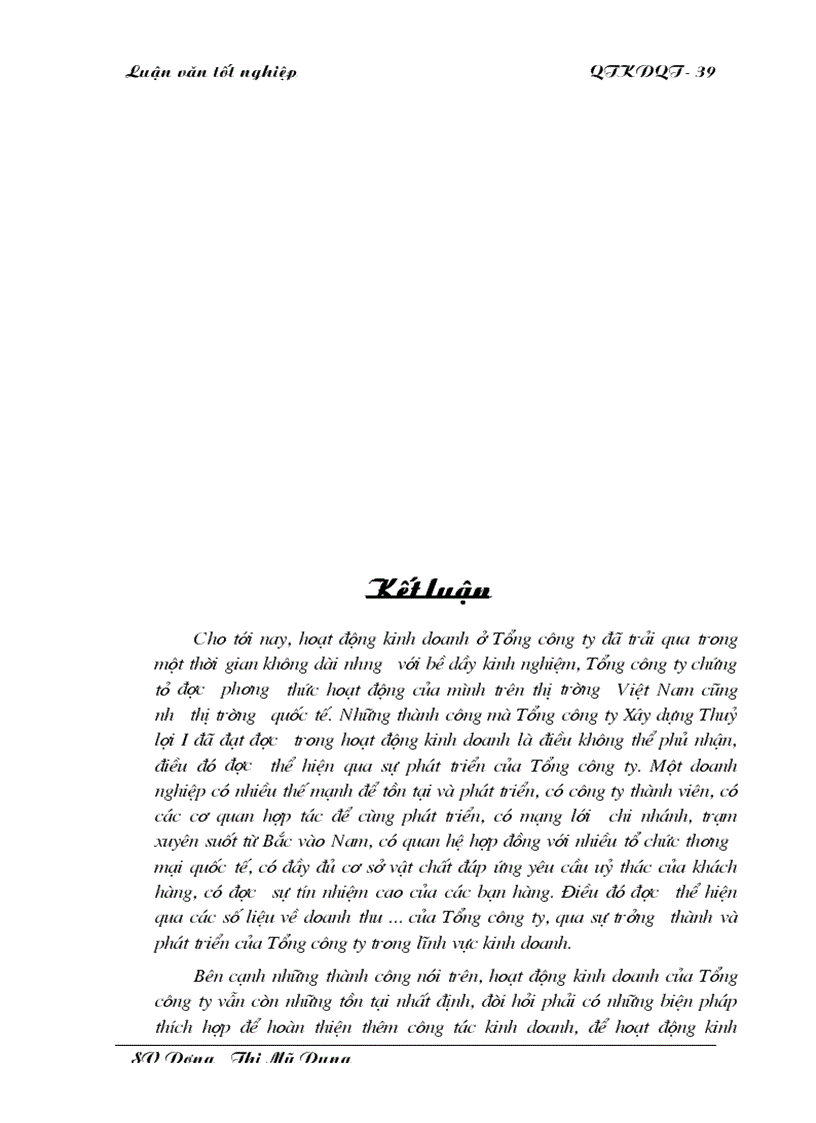 image for page Một số giải pháp nhằm tăng khả năng thắng thầu xây dựng quốc tế ở Tổng công ty Xây dựng Thuỷ lợi I