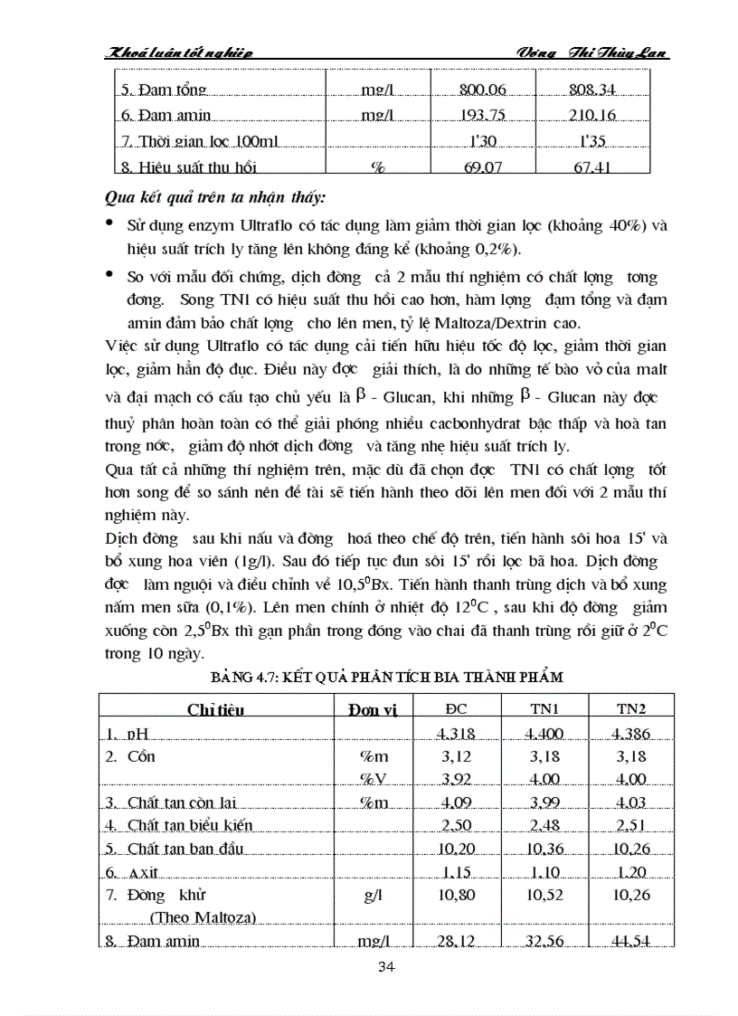 image for page Nghiên cứu ứng dụng chế phẩm enzym của háng NOVO Đan mạch trong sản xuất bia