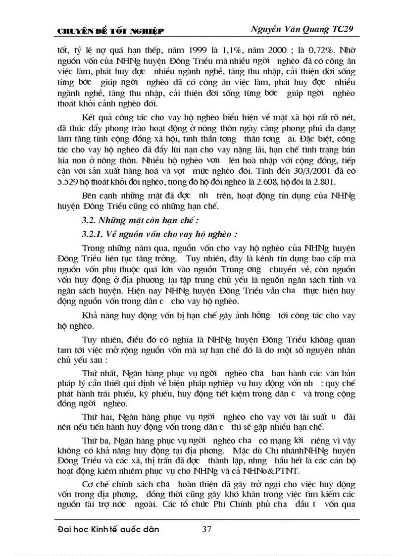 image for page Một số giải pháp nhằm nâng cao chất lượng tín dụng đối với hộ nghèo thiếu vốn sản xuất tại Chi nhánh Ngân hàng nông nghiệp và phát triển nông thôn huyện Đông Triều