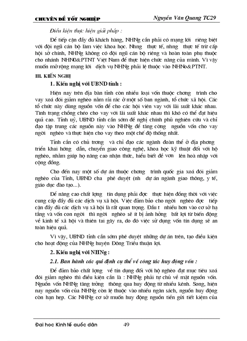 image for page Một số giải pháp nhằm nâng cao chất lượng tín dụng đối với hộ nghèo thiếu vốn sản xuất tại Chi nhánh Ngân hàng nông nghiệp và phát triển nông thôn huyện Đông Triều