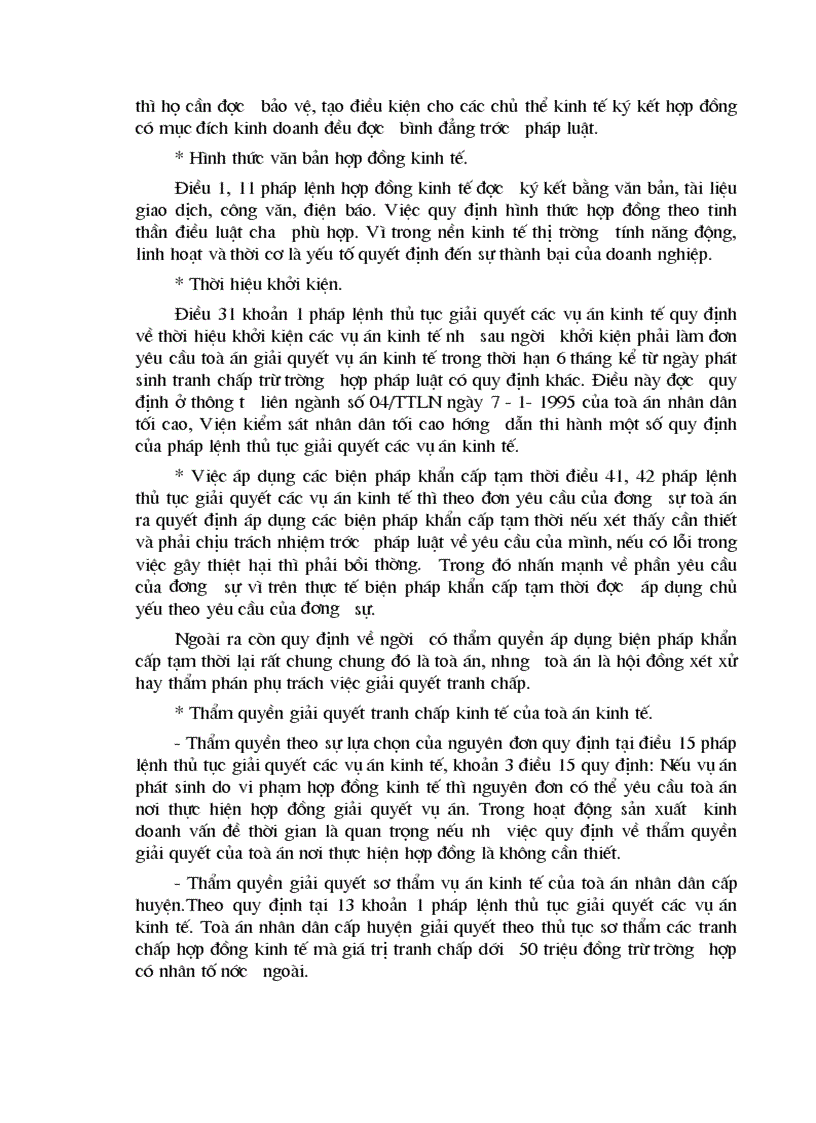 image for page Thực tiễn giải quyết tranh chấp kinh tế bằng toà án