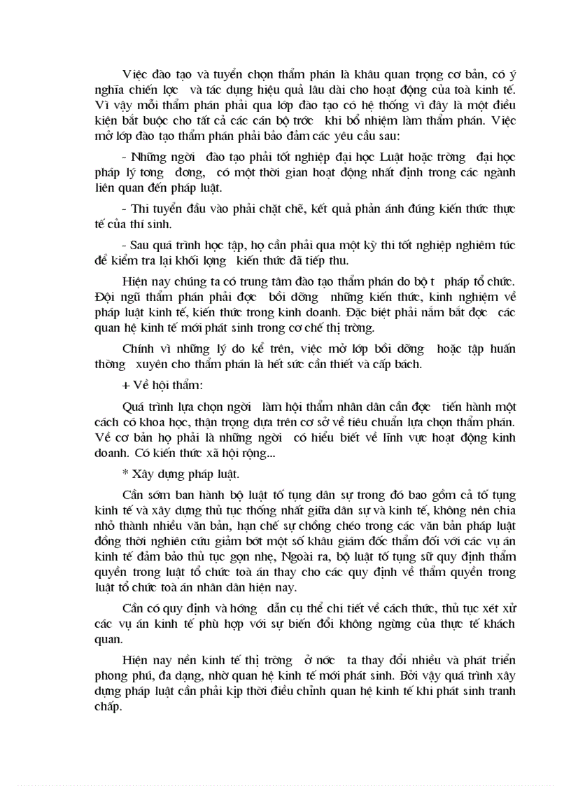 image for page Thực tiễn giải quyết tranh chấp kinh tế bằng toà án