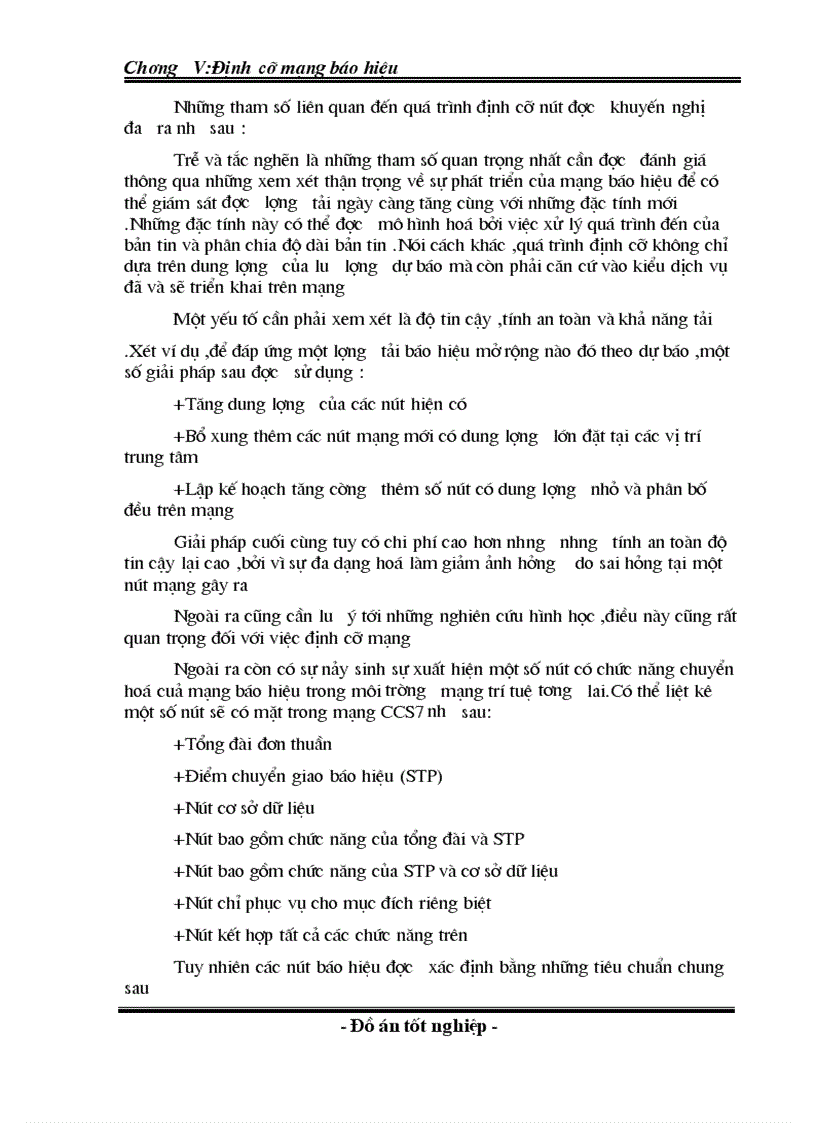 image for page Đồ án tốt nghiệp định cỡ mạng báo hiệu