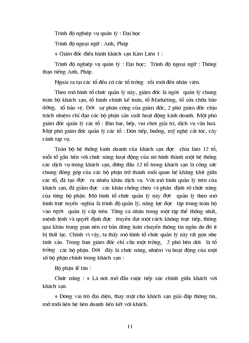 image for page Quá trình hình thành phát triển và tình hình kinh doanh của khách sạn Du lịch Kim Liên Hà Nội