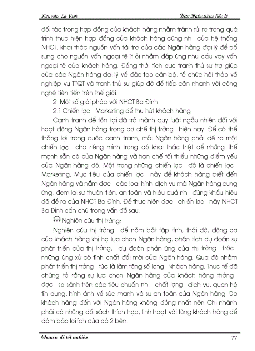 image for page Thực trạng hoạt động thanh toán quốc tế tại NHCT khu vực ba đình 1