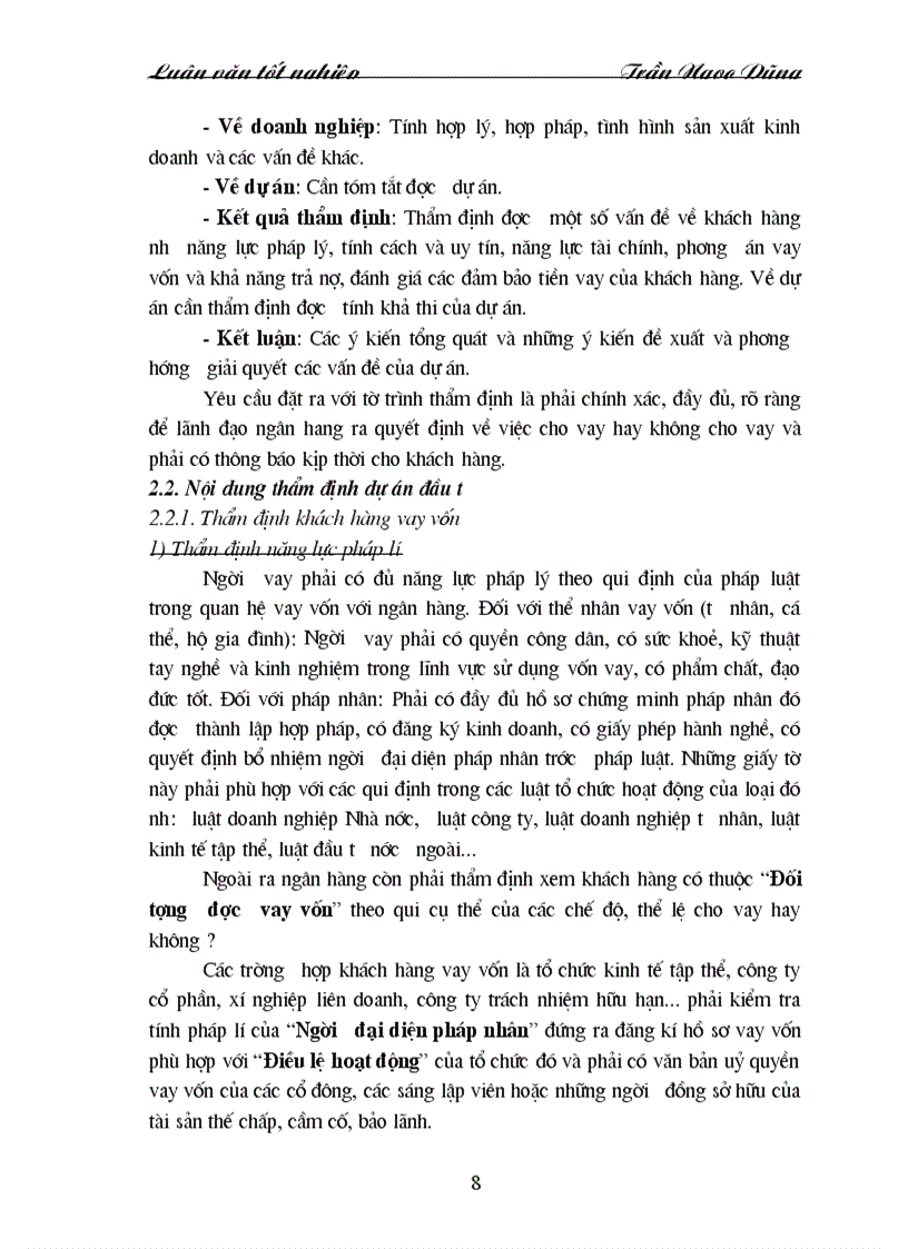 image for page Một số giải pháp nâng cao chất lượng thẩm định dự án đầu tư tại Sở giao dịch I Ngân hàng Công thương Việt Nam