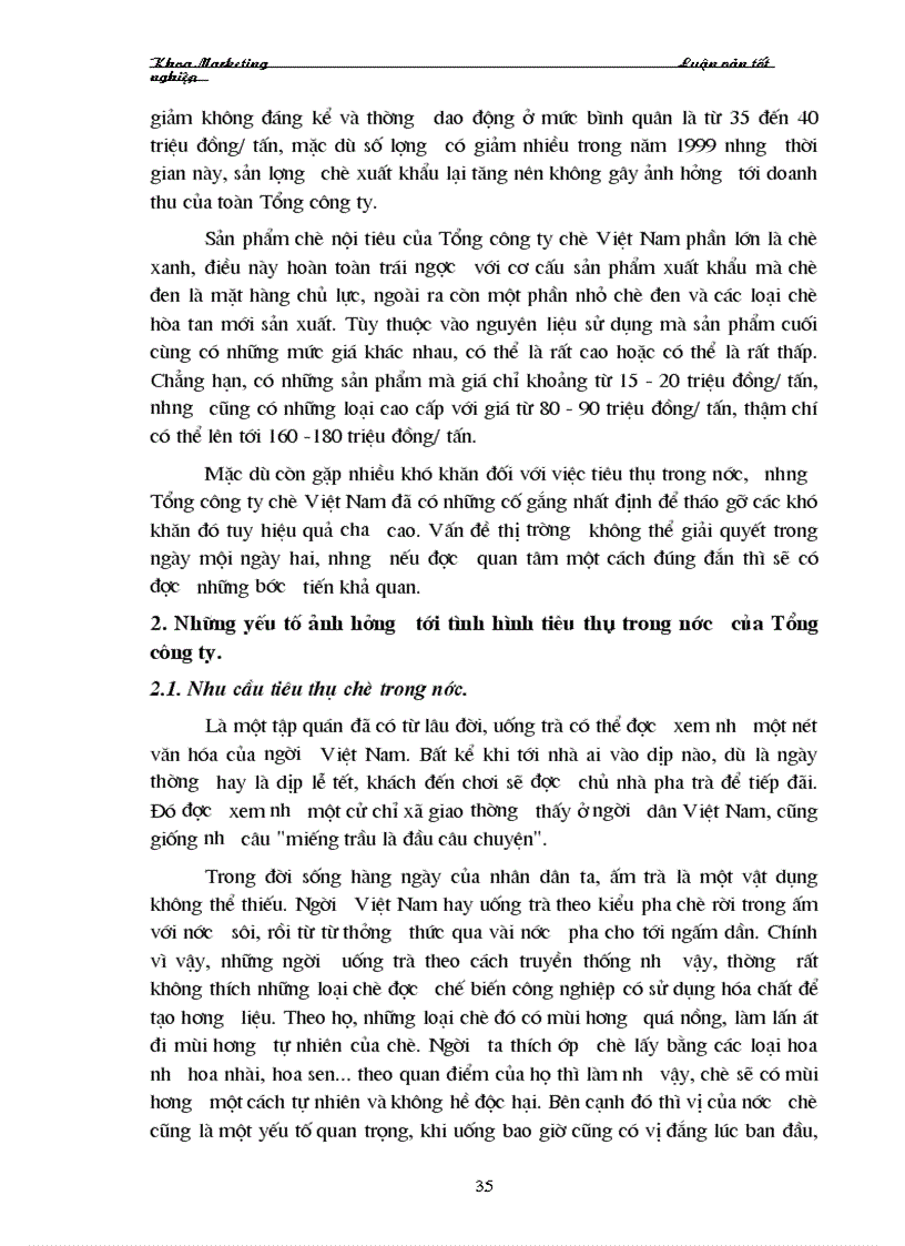 image for page Một số biện pháp nhằm tăng thị phần trong nước của Tổng công ty chè Việt Nam 1