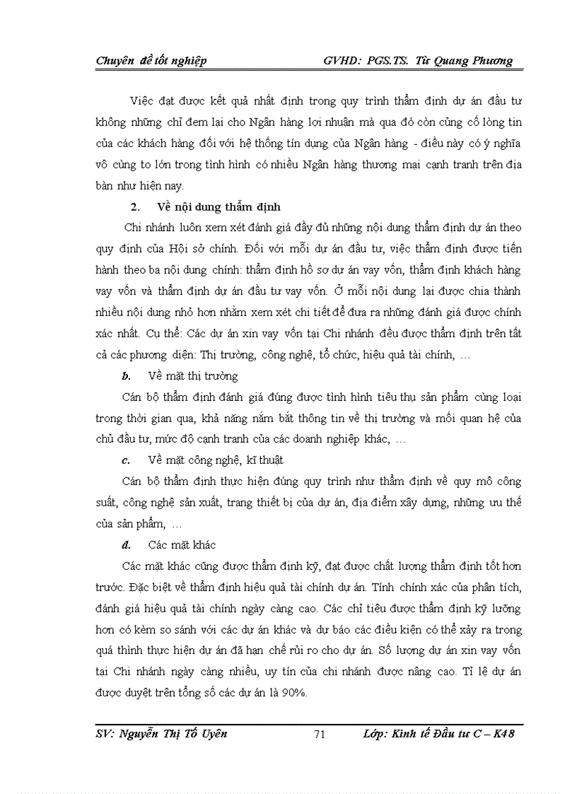image for page Công tác thẩm định dự án vay vốn đầu tư của doanh nghiệp lớn tại ngân hàng Đầu Tư và Phát Triển chi nhánh Đông Đô