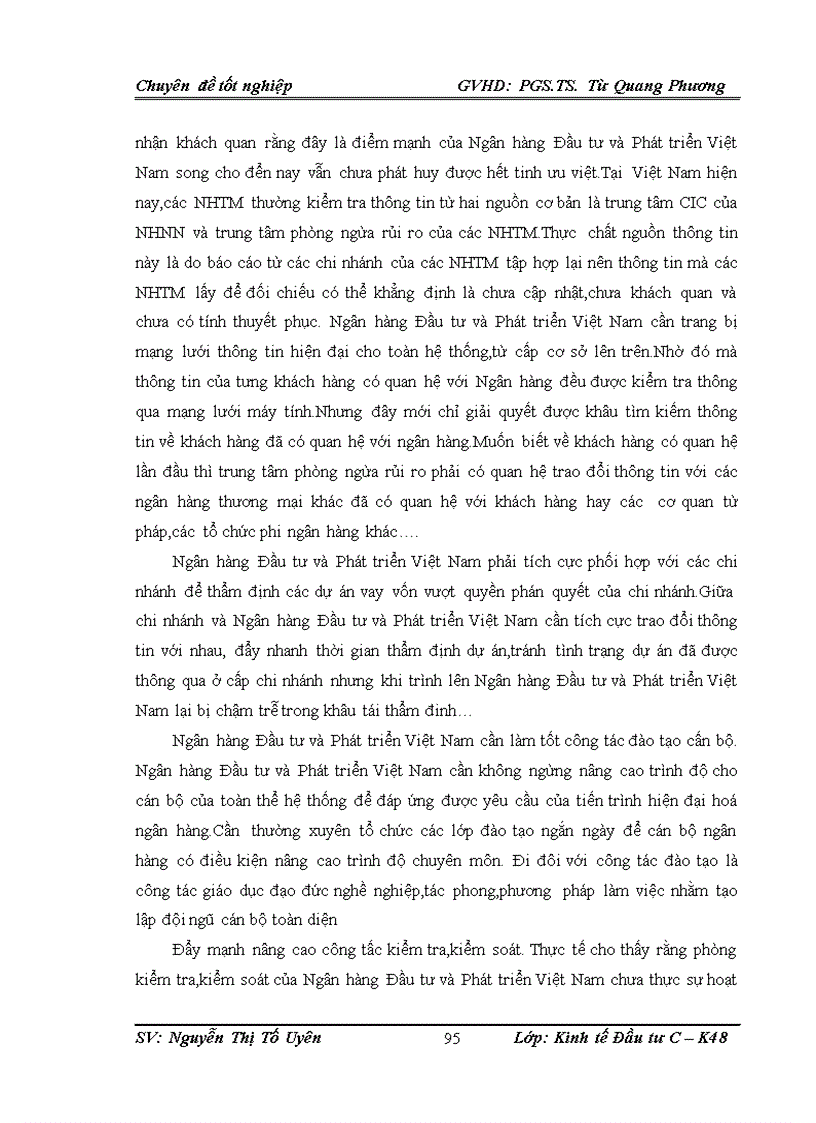 image for page Công tác thẩm định dự án vay vốn đầu tư của doanh nghiệp lớn tại ngân hàng Đầu Tư và Phát Triển chi nhánh Đông Đô