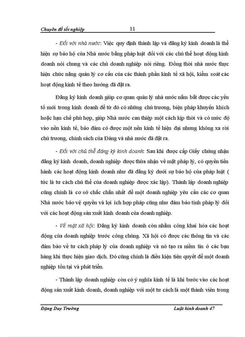 image for page Chế độ pháp lý về đăng ký kinh doanh đối với các loại hình doanh nghiệp theo quy định của Luật doanh nghiệp 2005 Thực tiễn áp dụng trên địa bàn tỉnh Điện Biên