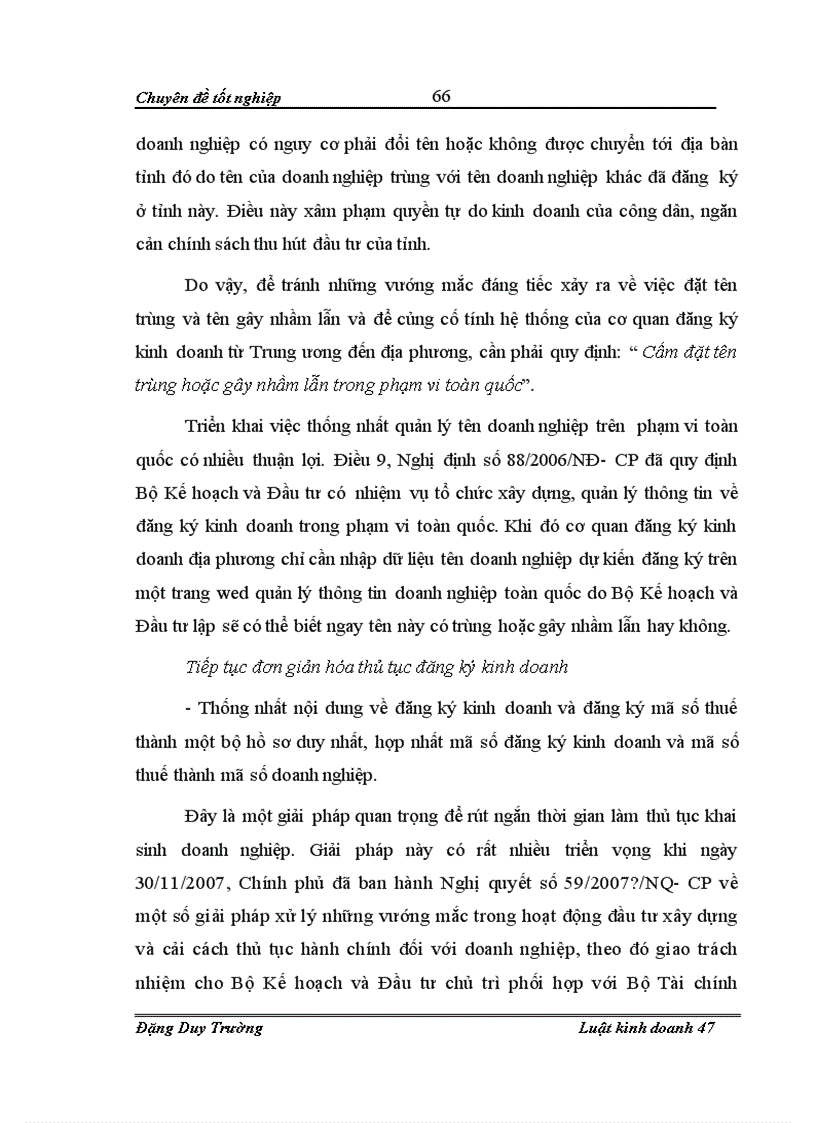 image for page Chế độ pháp lý về đăng ký kinh doanh đối với các loại hình doanh nghiệp theo quy định của Luật doanh nghiệp 2005 Thực tiễn áp dụng trên địa bàn tỉnh Điện Biên