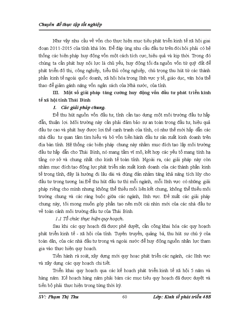 image for page Một số giải pháp huy động vốn đầu tư thực hiện kế hoạch phát triển kinh tế xã hội tỉnh Thái Bình giai đoạn 2011 2015