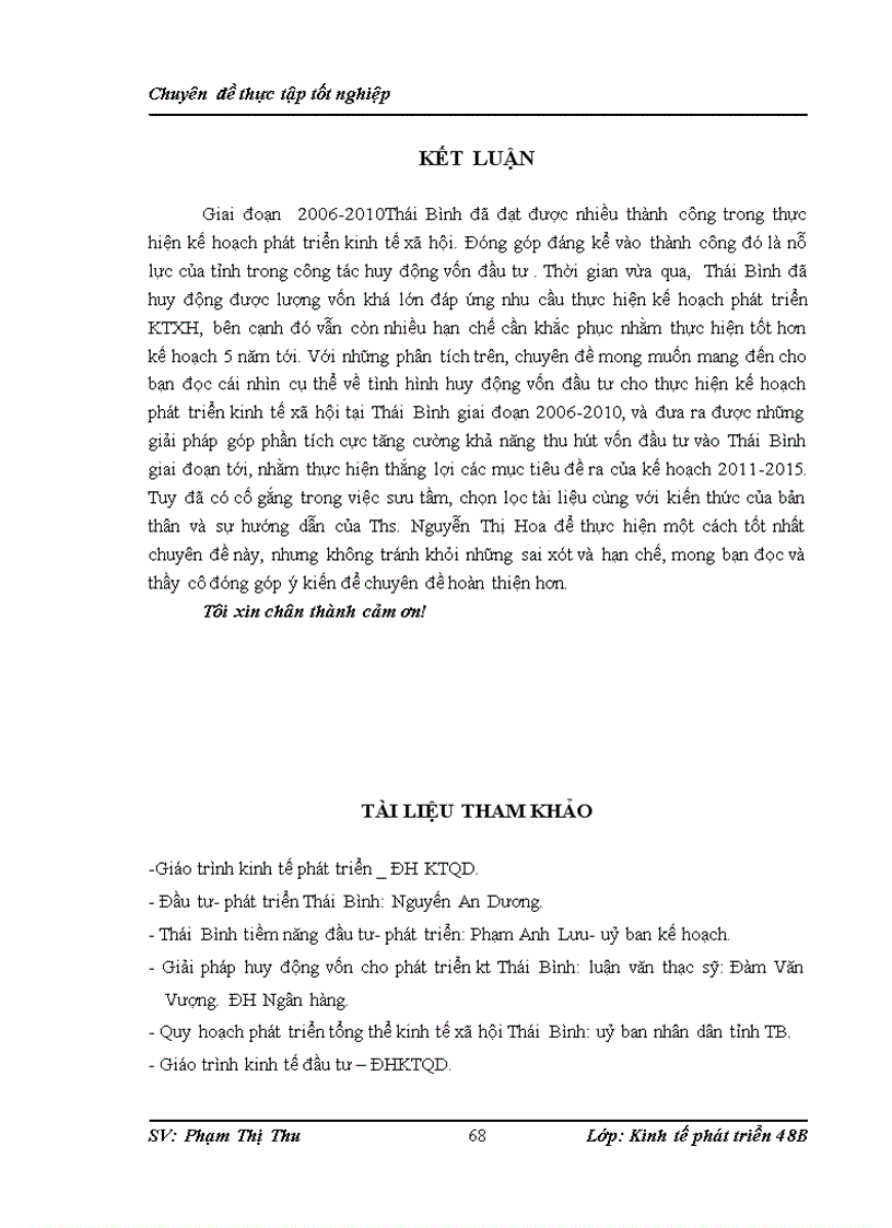 image for page Một số giải pháp huy động vốn đầu tư thực hiện kế hoạch phát triển kinh tế xã hội tỉnh Thái Bình giai đoạn 2011 2015