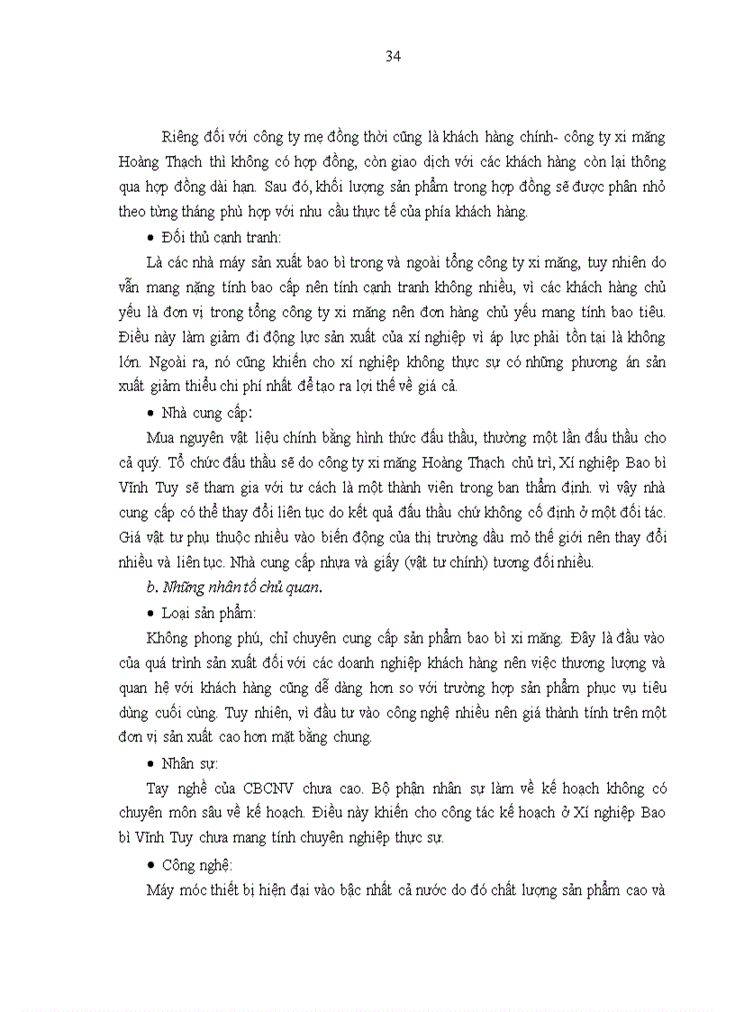 image for page Hoàn thiện công tác lập kế hoạch sản xuất tại xí nghiệp Xí nghiệp Bao bì Vĩnh Tuy 1