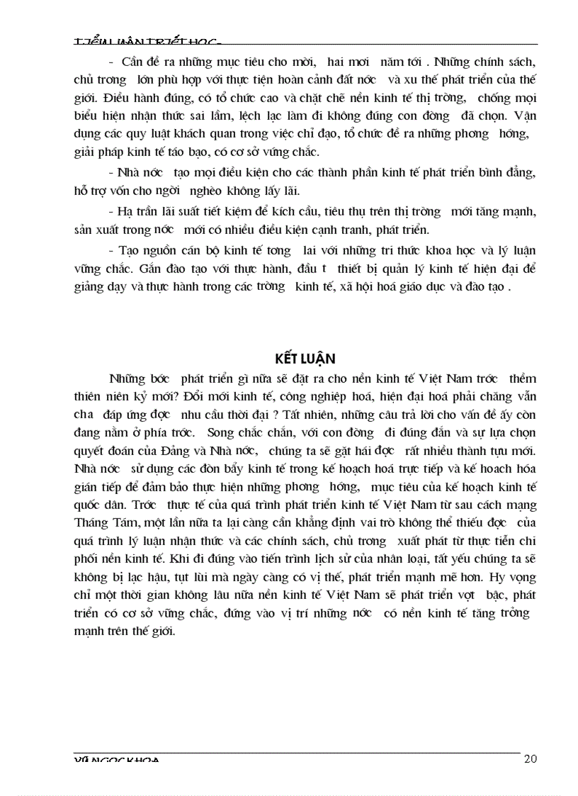 image for page Vận dụng những tư tưởng cơ bản của triết học Macxit để giải thích cho luận điểm Trong thời kỳ đổi mới chúng ta khẳng định phải đổi mới tư duy lý luận trước khi đổi mới thực tiễn