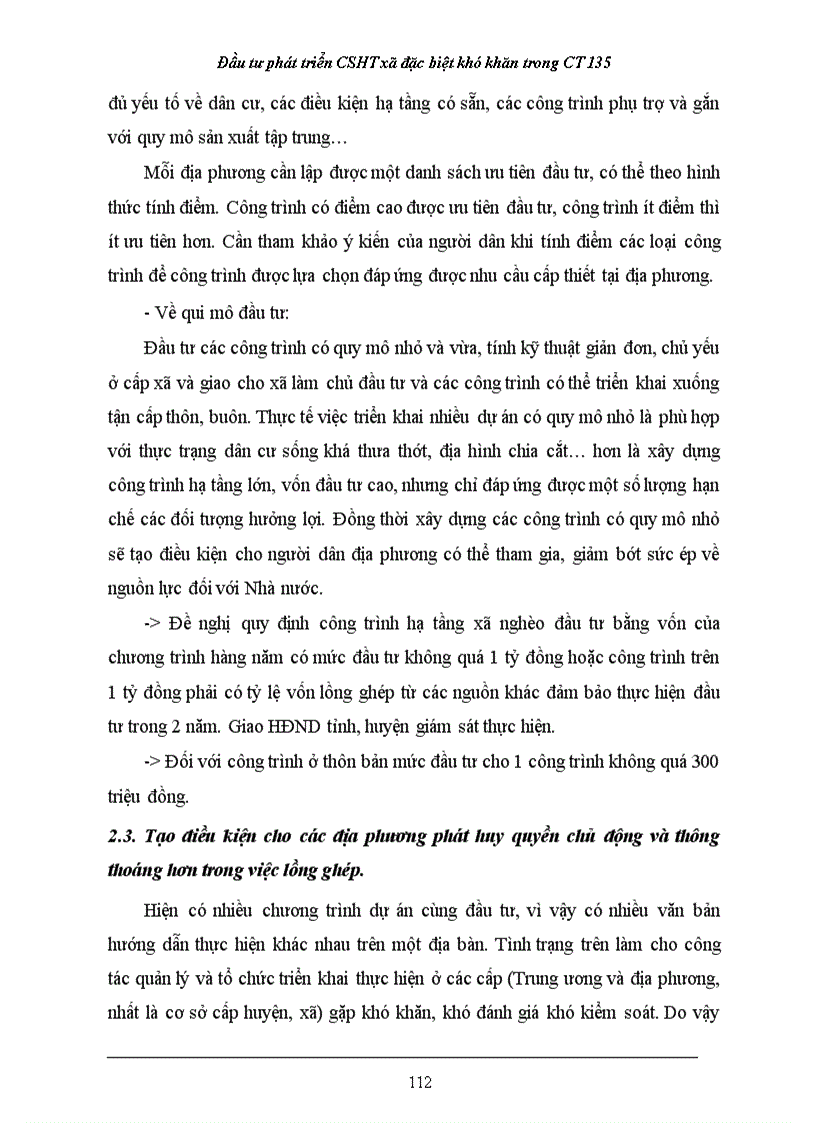 image for page Đầu tư cơ sở hạ tầng xã đặc biệt khó khăn trong Chương trình 135