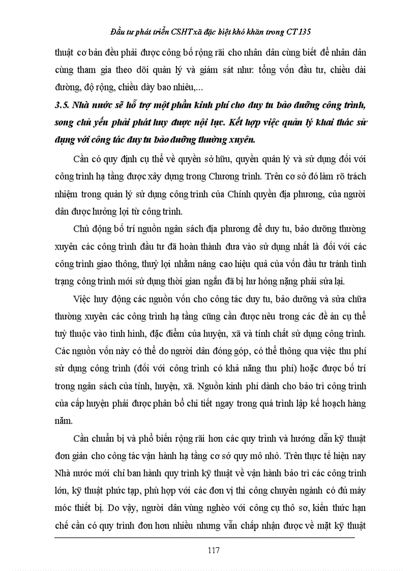 image for page Đầu tư cơ sở hạ tầng xã đặc biệt khó khăn trong Chương trình 135