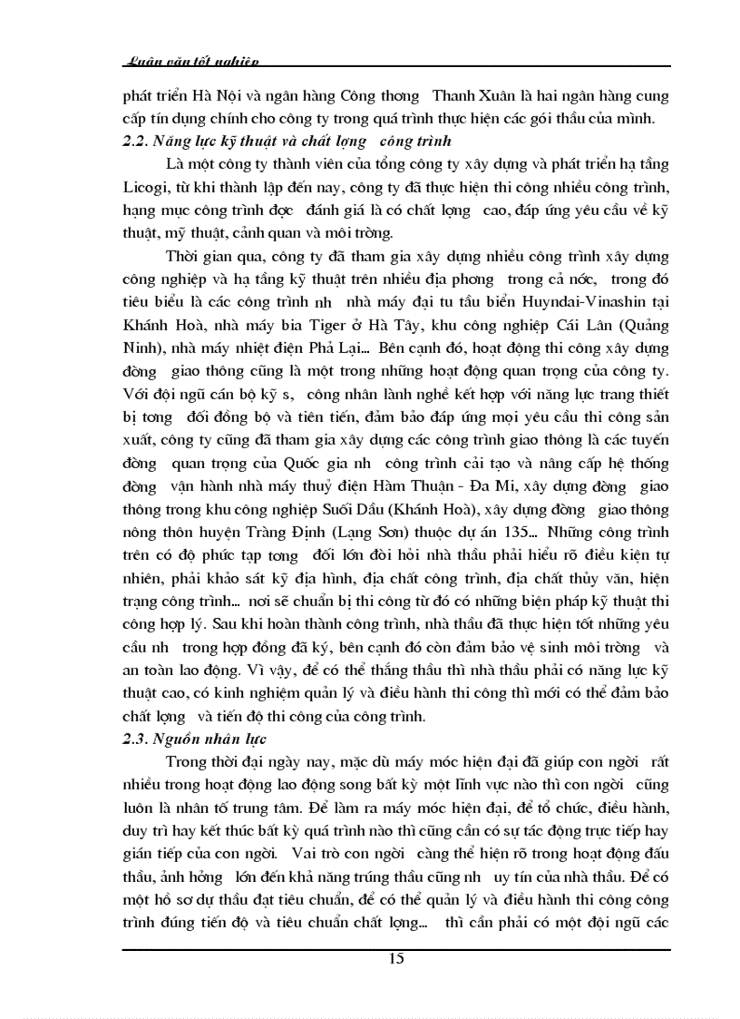 image for page Thực trạng và một số giải pháp nhằm nâng cao khả năng thắng thầu của công ty Xây dựng cấp thoát nước và hạ tầng kỹ thuật Cometco