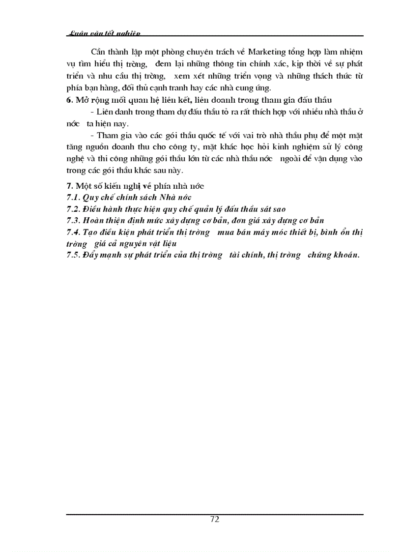 image for page Thực trạng và một số giải pháp nhằm nâng cao khả năng thắng thầu của công ty Xây dựng cấp thoát nước và hạ tầng kỹ thuật Cometco
