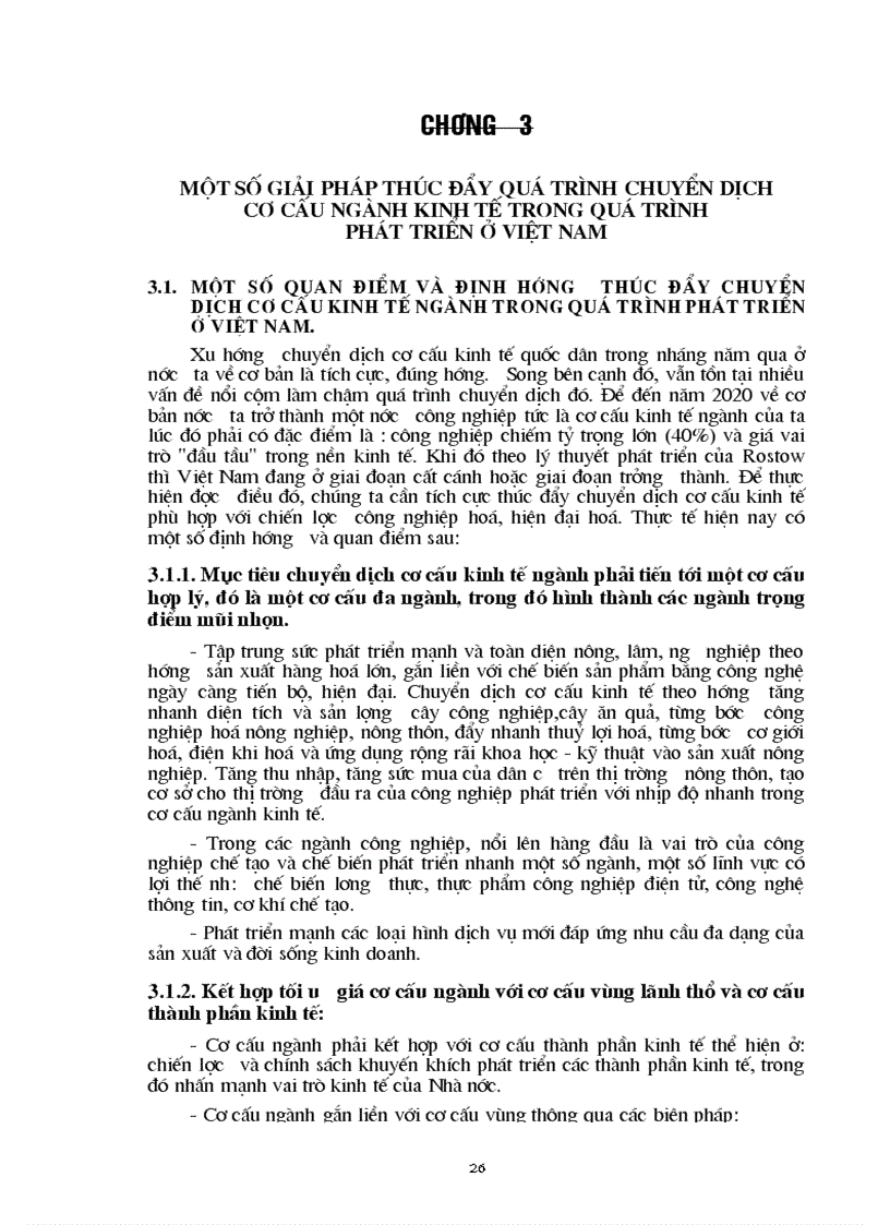 image for page Chuyển dịch cơ cấu kinh tế ngành trong quá trình phát triển ở Việt Nam