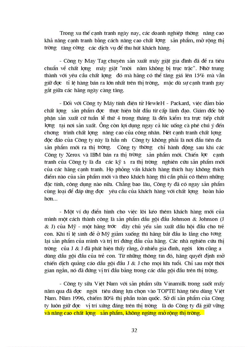 image for page Một số biện pháp về việc nâng cao khả năng cạnh tranh của Công ty