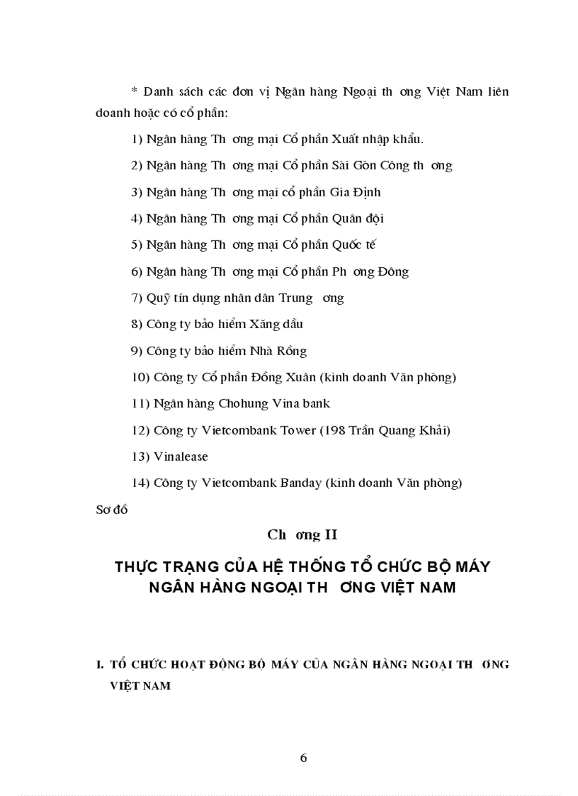 Hoàn thiện một bước hệ thống tổ chức bộ máy văn phòng của Ngân hàng Ngoại thương Việt Nam 1