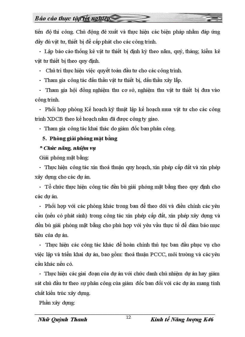 image for page Phân tích dự án đầu tư Hạ ngầm ĐZ 110kV di chuyển đường cáp 22kV trạm biến áp 110kV Thanh Xuân