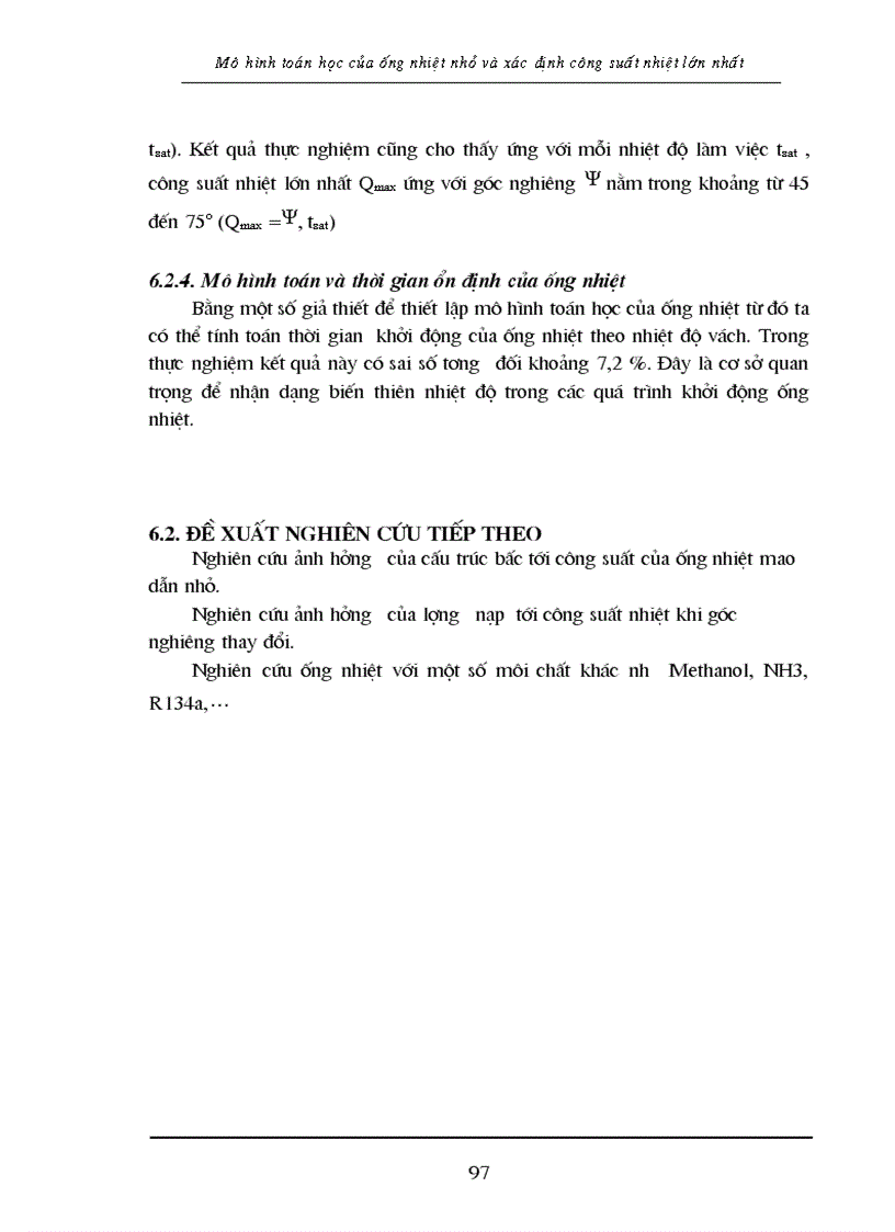 image for page Số liệu thí nghiệm và phân tích kết quả ống nhiệt