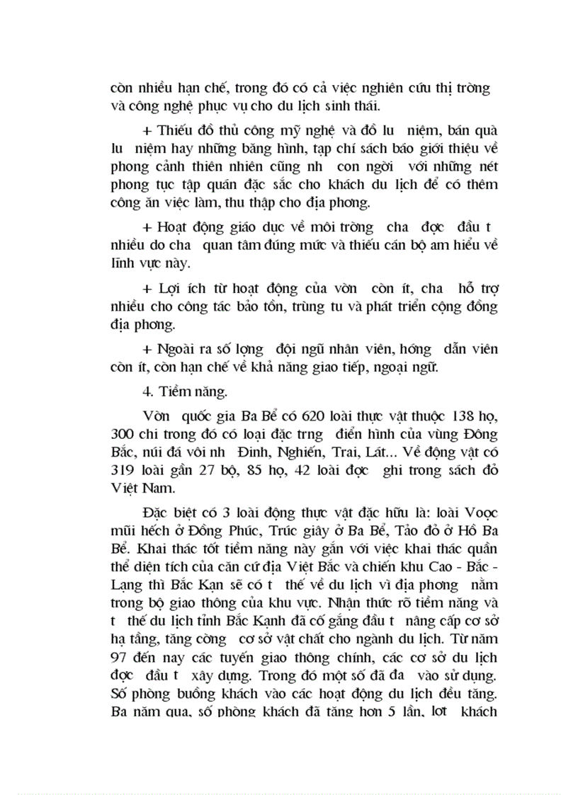 image for page Giới thiệu sơ lược vườn quốc gia Ba Bể