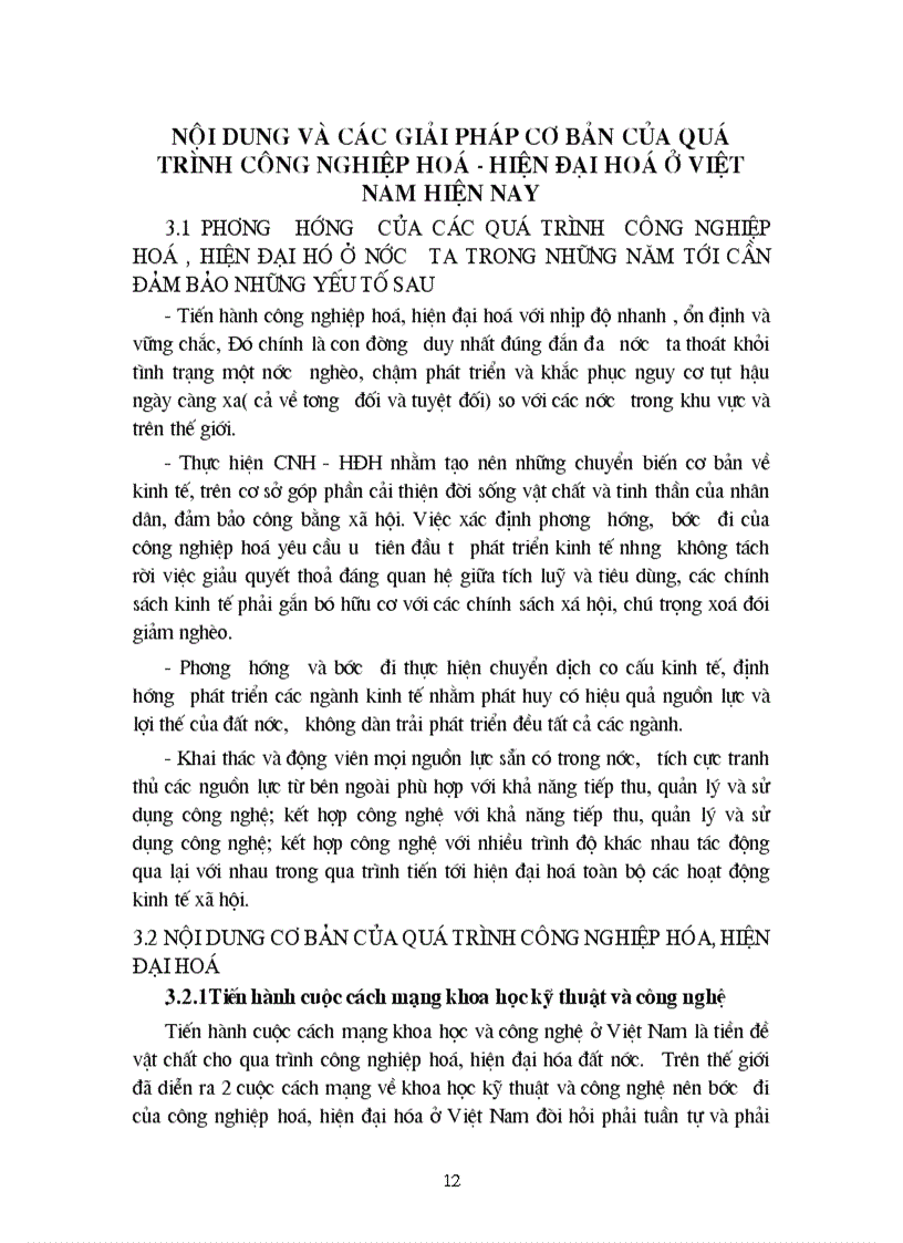 image for page Thực trạng quá trình công nghiệp hoá hiện đại hoá ở Việt Nam Những khó khăn và thuận lợi khi nước ta tiến hành công nghiệp hoá hiện đại hoá