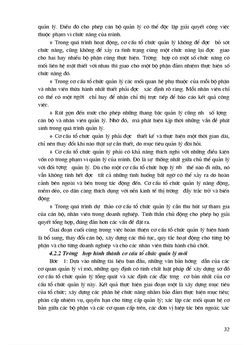 image for page Cơ cấu tổ chức quản lý trong doanh nghiệp theo hướng đổi mới