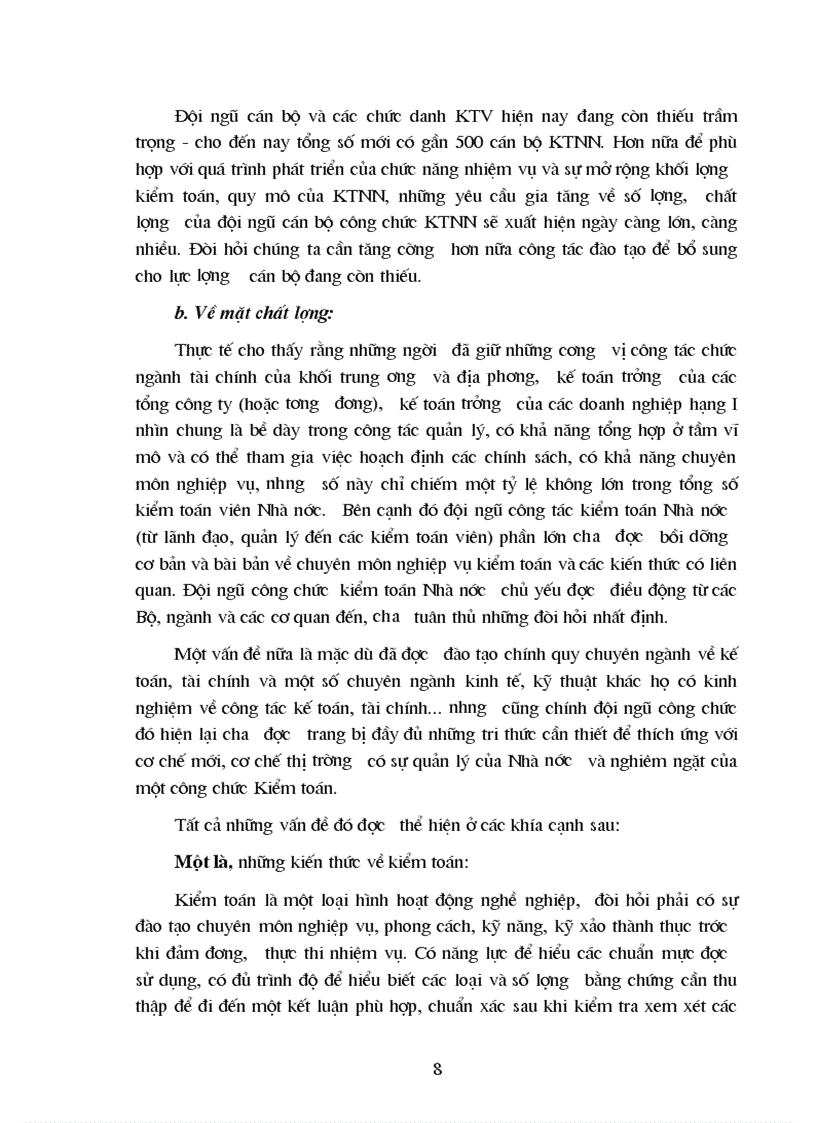 image for page Thực trạng công tác đào tạo cán bộ kiểm toán Nhà nước hiện nay