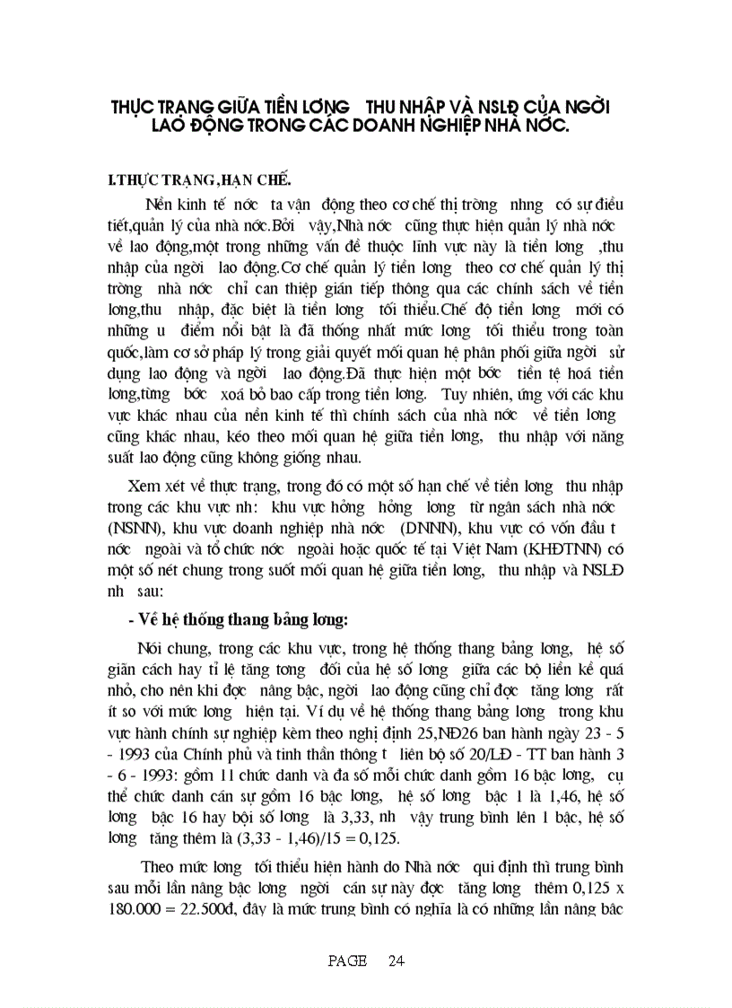 image for page Tiền lương thu nhập và tác động của nó đến năng suất lao động hiện nay ở Việt Nam 1