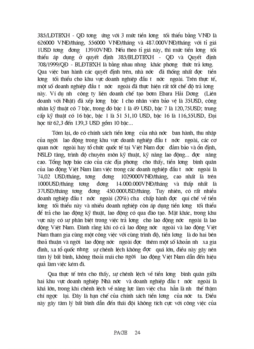 image for page Tiền lương thu nhập và tác động của nó đến năng suất lao động hiện nay ở Việt Nam 1