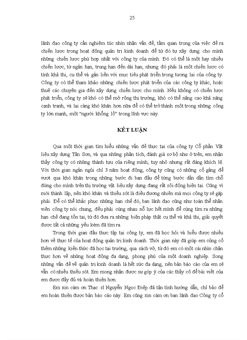 image for page Báo cáo thực tập tại Công ty cổ phần vật liệu xây dựng Tân Sơn 1