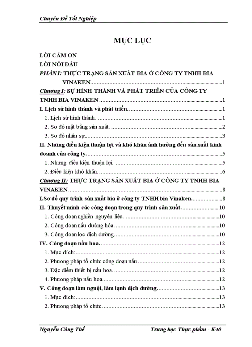 image for page Phân tích thực trạng sản xuất đối với công đoạn lên men trong công nghệ sẩn xuất bia