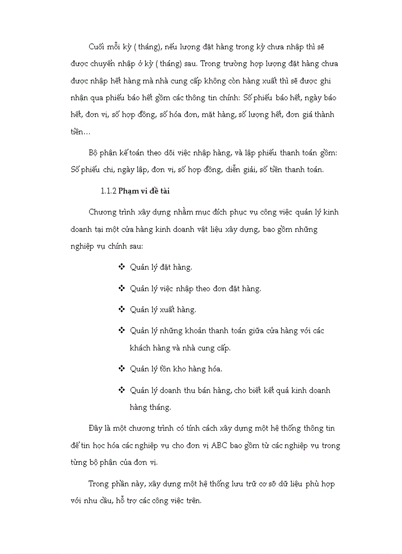 image for page Xây dựng chương trình Quản Lý Nhập Xuất Hàng Theo Đơn Đặt Hàng