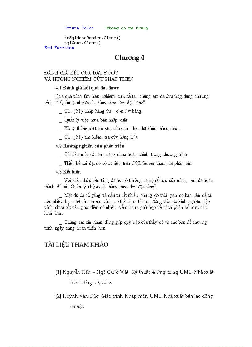 image for page Xây dựng chương trình Quản Lý Nhập Xuất Hàng Theo Đơn Đặt Hàng